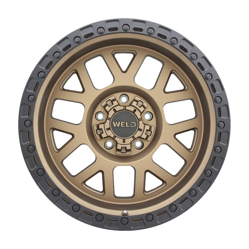 Weld Off-Road W115 17X9 Cinch 5X114.3 5X127 ET00 BS5.00 Satin Bronze / Satin Black 78.1