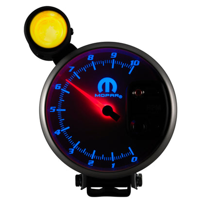 Autometer Mopar 5in / 10k RPM / Pedestal Mount White Tachometer w/ Shift Light