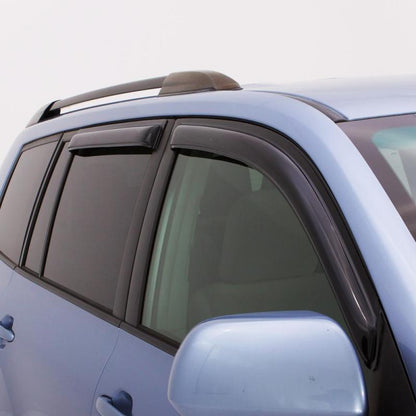 AVS 01-05 Kia RIO Ventvisor Outside Mount Window Deflectors 4pc - Smoke