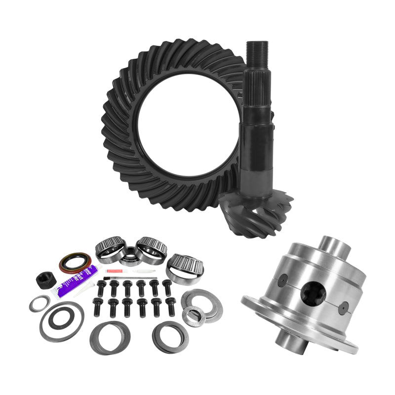 Yukon 11.25in Dana 80 3.73 Rear Ring & Pinion Install Kit 35 Spline Positraction 4.125in BRG