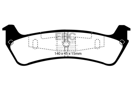 EBC 95-01 Ford Explorer 4.0 2WD Ultimax2 Rear Brake Pads