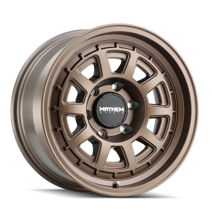 Mayhem 8303 Voyager 17x8 / 5x120 BP / 38mm Offset / 72.56mm Hub Dark Bronze Wheel