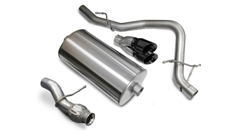 Corsa 2009-2014 Chevrolet Tahoe 5.3L V8 Black Sport Cat-Back Exhaust