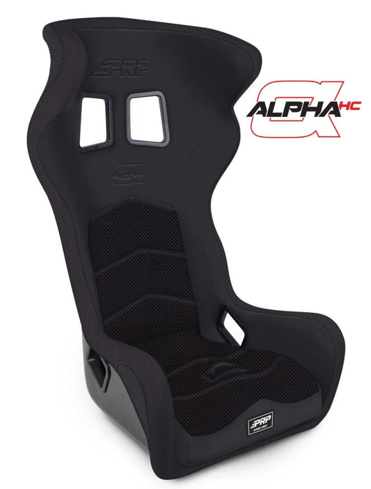PRP Alpha Head Containment Composite Seat- Black