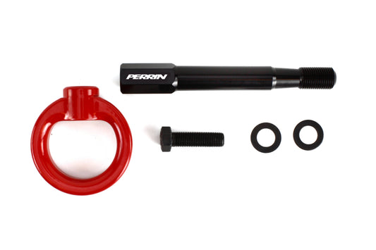 Perrin 14-19 Subaru Forester/Ascent Tow Hook Kit (Rear) - Red