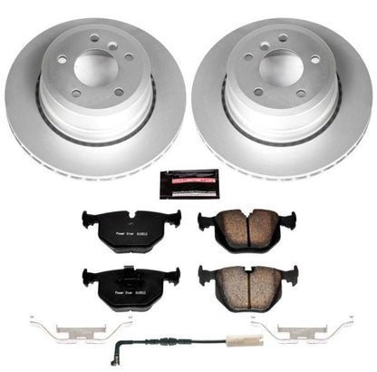 Power Stop 06-07 BMW 530xi Rear Z23 Evolution Sport Coated Brake Kit