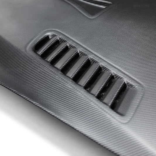 Seibon 09-15 Nissan Skyline R35 GT-R ES Style Dry Carbon Fiber Hood