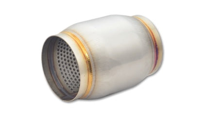 Vibrant - SS Race Muffler 3in inlet/outlet x 5in long