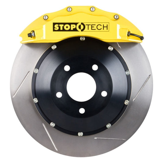 StopTech BMW 12-20 328i Front BBK w/Yellow ST60 Calipers Slotted 355X32mm Rotors