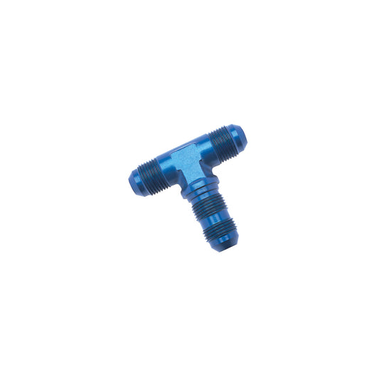 Russell Performance -10 AN Flare Bulkhead Tee Fitting (Blue)