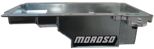 Moroso GM LS Swap (w/Rear Sump & Spin-On Oil Filter Adapter) Wet Sump 7qt 6in Steel Oil Pan