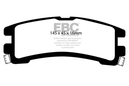 EBC 87-95 Nissan Pathfinder 3.0 Ultimax2 Rear Brake Pads