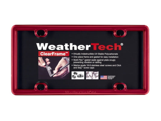 WeatherTech ClearFrame - Red