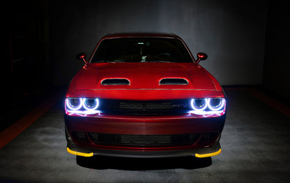 Oracle 15-21 Dodge Challenger Dynamic Surface Mount Headlight Halo Kit - - Dynamic