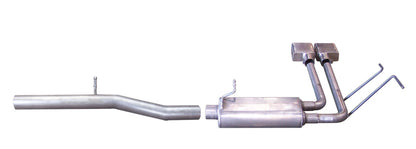 Gibson 10-13 Chevrolet Silverado 1500 LS 4.8L 2.5in Cat-Back Super Truck Exhaust - Aluminized