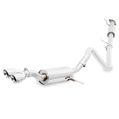 Mishimoto 14-16 Ford Fiesta ST 1.6L 2.5in Stainless Steel Resonated Cat-Back Exhaust w/ Polish Tips