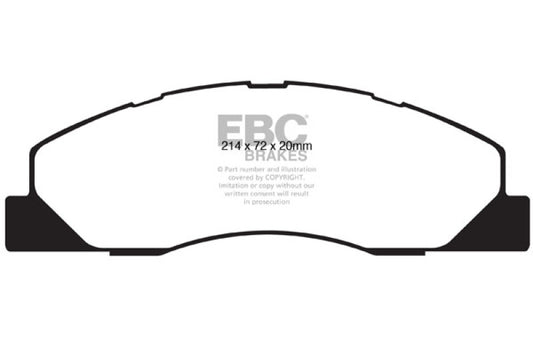 EBC 09-11 Dodge Ram 2500 Pick-up 5.7 2WD/4WD Ultimax2 Front Brake Pads