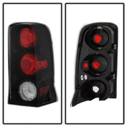 Spyder Cadillac Escalade SUV (Not EXT)02-06 Euro Style Tail Lights Black ALT-YD-CE02-BK