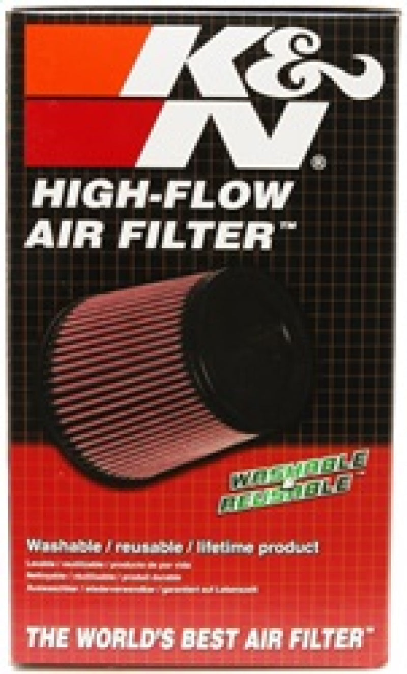 K&N Filter Universal Clamp-On Air Filter 5in Flange / 6-1/2in Base / 4-3/8in Top / 8in Height