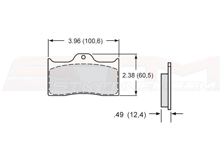 Wilwood - Brake Pads BP-10 for STM Front Drag Brake Kit (150-8850K)