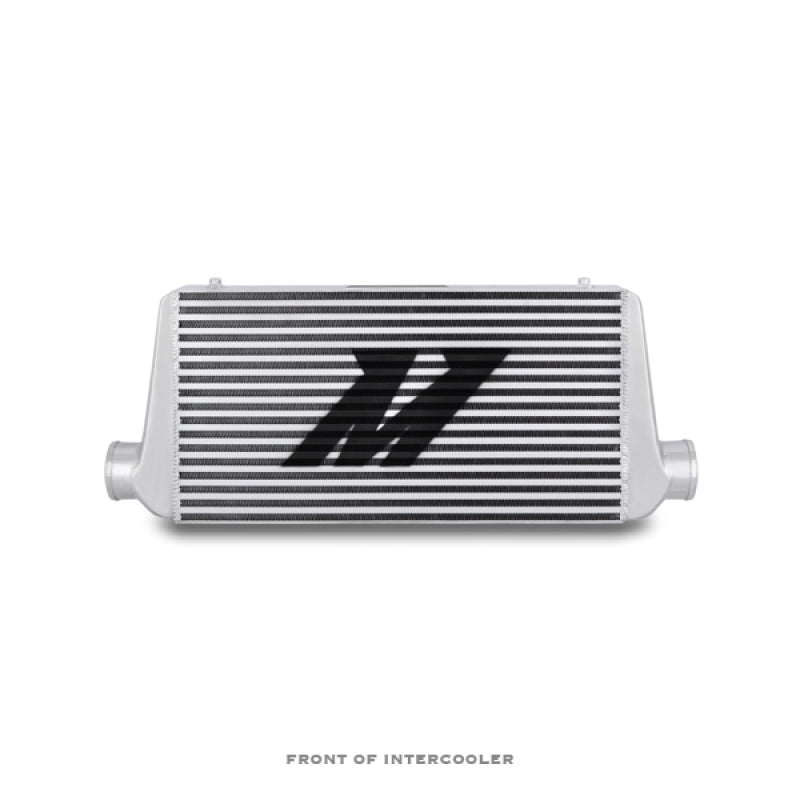 Mishimoto - Universal Silver R Line Intercooler Overall Size: 31x12x4 Core Size: 24x12x4 Inlet / Outle