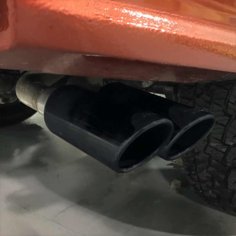 Ford Racing 2019 Ranger 2.3L Ecoboost Side Exit Cat-Back Exhaust System w/ Dual Black Chrome Tips