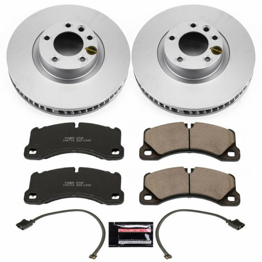 Power Stop 11-18 Porsche Cayenne Front Z23 Evolution Sport Coated Brake Kit