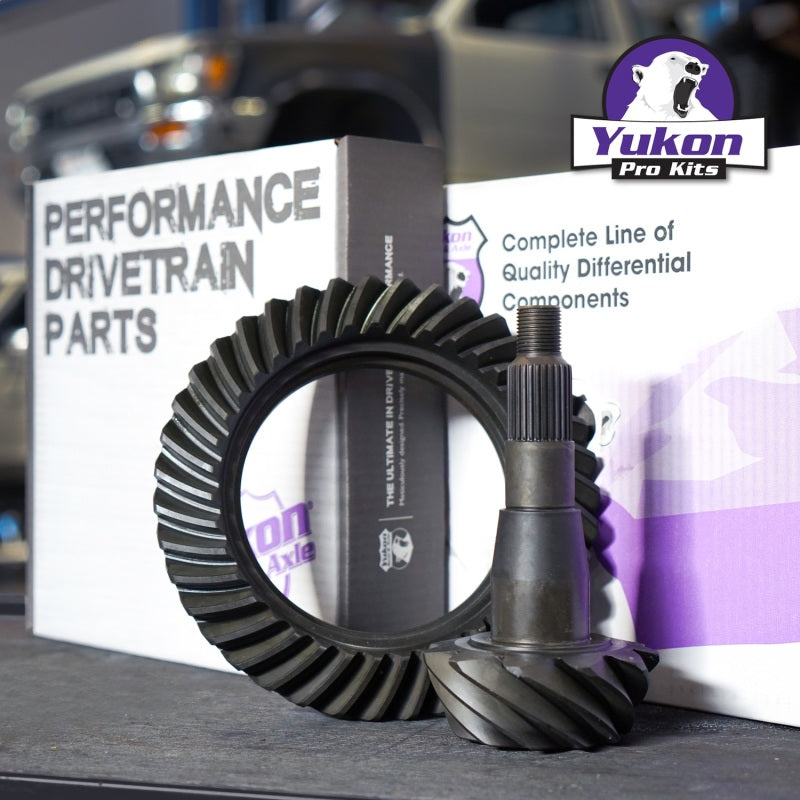 Yukon 11.25in Dana 80 3.73 Rear Ring & Pinion Install Kit 4.125in OD Head Bearing