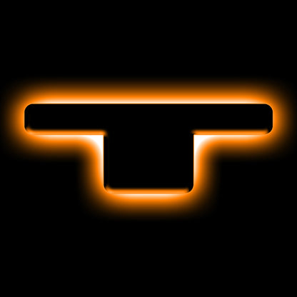 ORACLE Lighting Universal Illuminated LED Letter Badges - Matte Blk Surface Finish - T