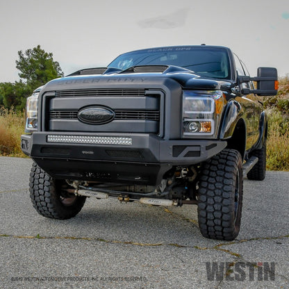 Westin 2011-2016 Ford F-250/350/450/550 Super Duty Pro-Mod Front Bumper - Textured Black