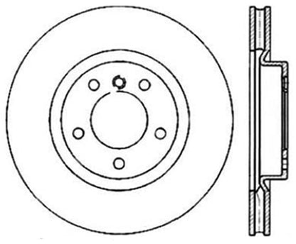 StopTech 95-99 BMW M3 E36 / 98-02 Z3 M Series Front Right Cryo Sport Slotted Rotor