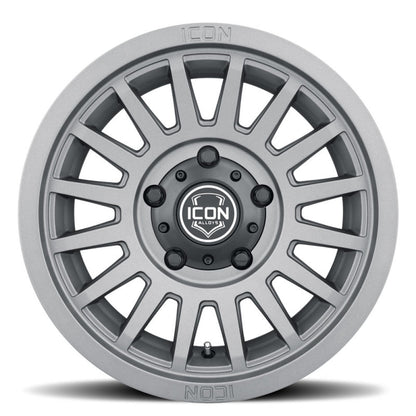 ICON Recon SLX 18x9 6x5.5 BP 25mm Offset 6in BS 95.1mm Hub Bore Charcoal Wheel