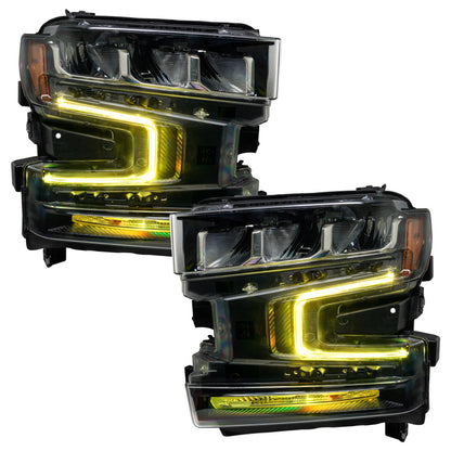 Oracle 19-21 Chevy Silverado 1500 RGB+W Headlight DRL Kit - w/ Simple Controller