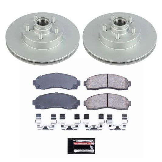 Power Stop 10-11 Ford Ranger Front Z17 Evolution Geomet Coated Brake Kit