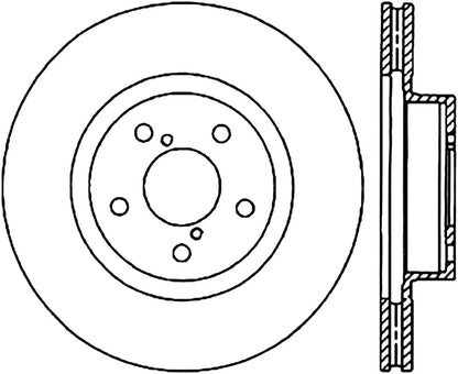 StopTech Power Slot 05-08 STi (5x114.3) CRYO Front Left Rotor