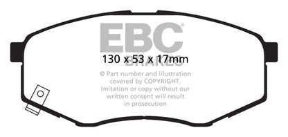 EBC 10-15 Hyundai Tucson 2.0 FWD Ultimax2 Front Brake Pads