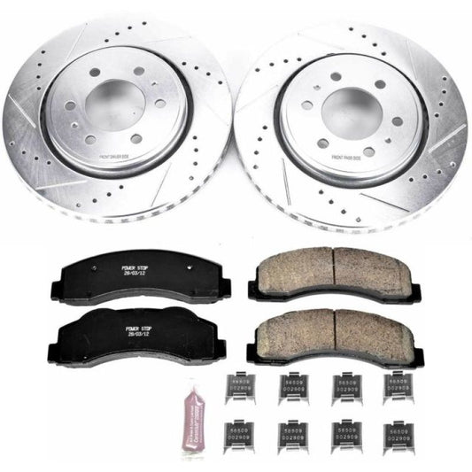 Power Stop 10-18 Ford Expedition Front Z23 Evolution Sport Brake Kit