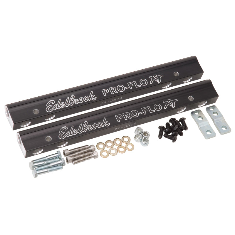 Edelbrock EFI Fuel Rail Kit SBC Pro-Flo XT for Use On 7137 Intake