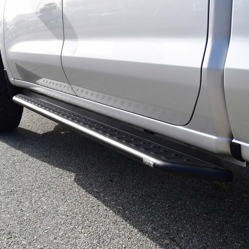 Westin 19-23 Chevrolet/GMC Silverado/Sierra 1500 Crew Cab Outlaw Nerf Step Bars - Textured Black