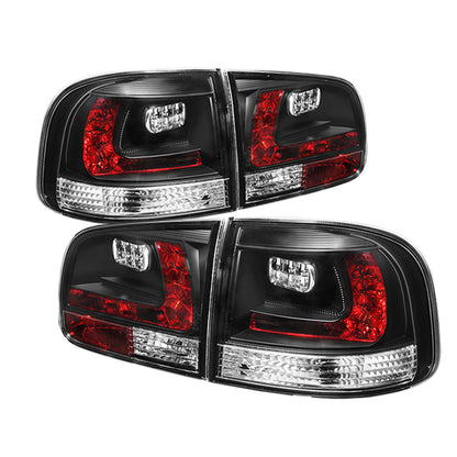 Spyder Volkswagen Touareg 03-07 LED Tail Lights Black ALT-YD-VTOU04-LED-BK