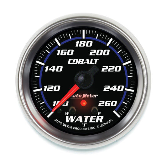 Autometer Cobalt 66.7mm 100-260 Degree F DSM Water Temperature Gauge