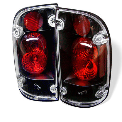 Spyder Toyota Tacoma 95-00 Euro Style Tail Lights Black ALT-YD-TT95-BK