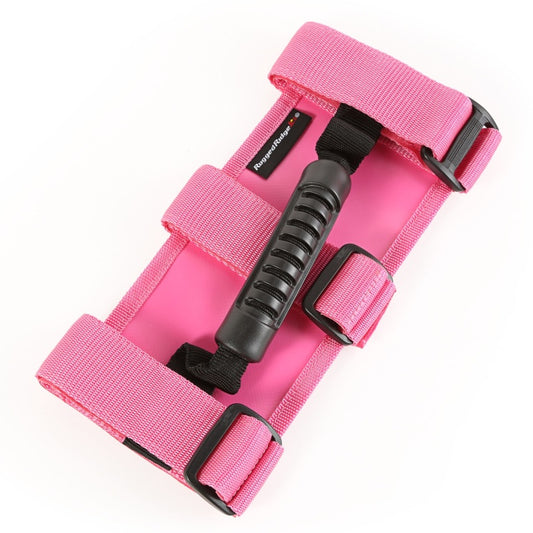 Rugged Ridge Ultimate Grab Handles Pink 55-20 CJ/Jeep Wrangler /JT