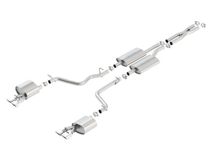 Borla 11-14 Dodge Challenger 3.6L AT/MT RWD 2Dr Single Split Rear Exit Rectangle Tip Catback Exhaust