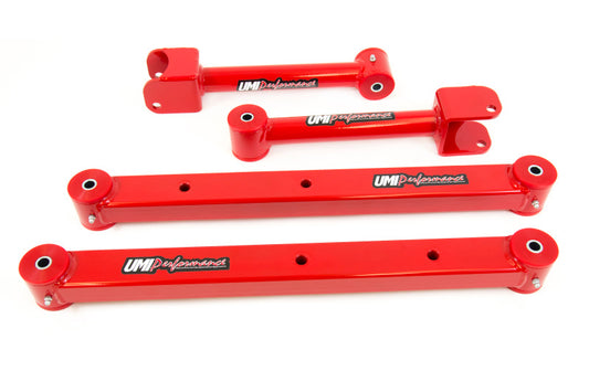 UMI Performance 64-67 GM A-Body Rear Control Arm Kit Boxed Lowers