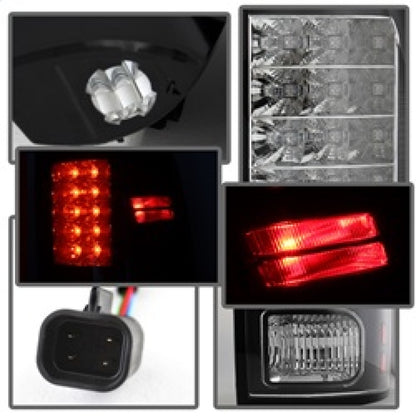 Spyder Dodge Ram 1500 13-14/Ram 2500 13-14 LED Tail Lights LED Model only - Blk ALT-YD-DRAM13-LED-BK