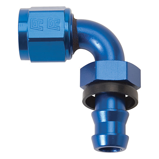 Russell Performance -8 AN Twist-Lok 90 Degree Hose End (Blue)