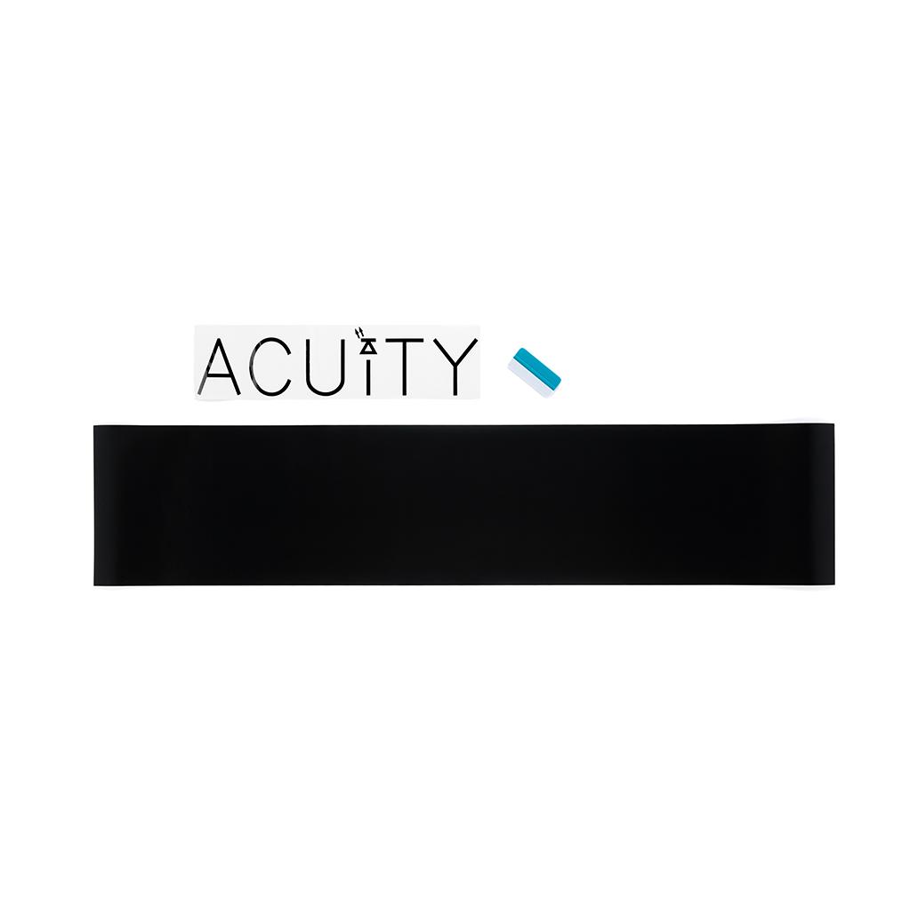 Acuity - Matte Black Windshield Banner