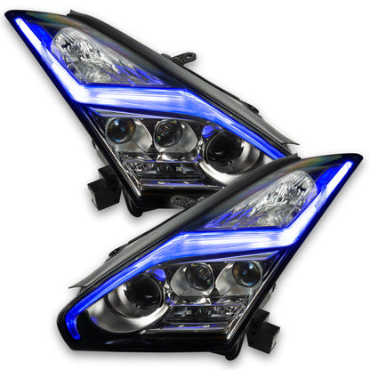 Oracle 1521 Nissan GTR RGB+W (Lightning Bolt) Headlight DRL Upgrade Kit ColorSHIFT 2