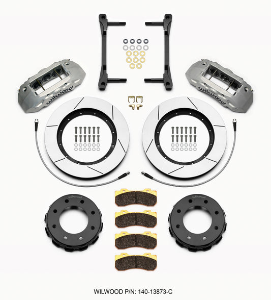 Wilwood TX6R Front Kit 15.00in Clear Ano 2011-2015 GM Truck/SUV 2500